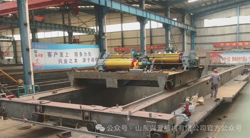 YZ型双梁桥式起重机试机！